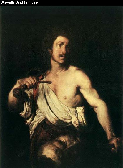 STROZZI, Bernardo David with the Head of Goliath